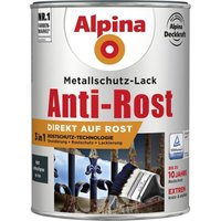 Metallschutz-Lack Anti-Rost 2,5 l anthrazit matt Metallack Schutzlack - Alpina Metallschutz-Lack Anti-Rost 2,5 l anthrazit matt Metallack Schutzlack - Alpina von Alpina