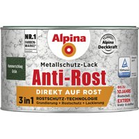 Metallschutz-Lack Hammerschlag 300 ml grün Metallack Schutzlack - Alpina von Alpina