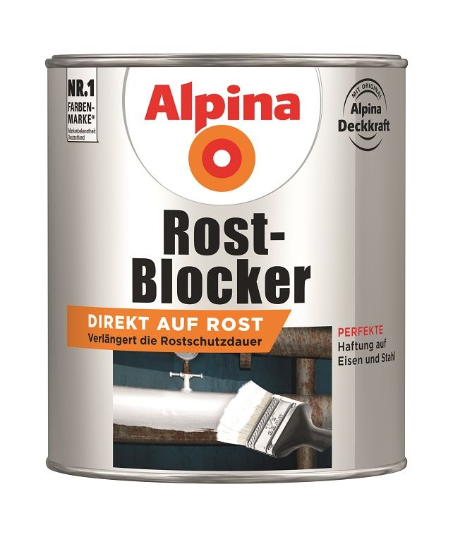 Alpina Metallschutz-Lack Rostblocker 750 ml von Alpina