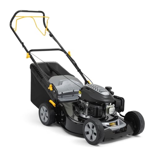 Alpina Rasenmäher Benzin AL5 46 SA, Radantrieb, 60L Korb, 46cm Schnitt, bis zu 1200m² von Alpina
