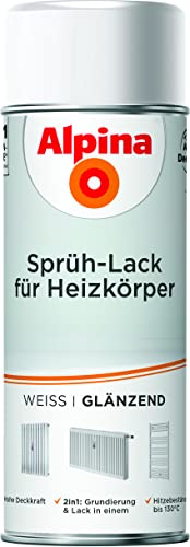 Alpina Sprüh-Lack für Heizkörper 400ml glänzend von Alpina