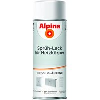 Alpina Sprühlack für Heizkörper 400 ml weiß glänzend Sprühlacke von Alpina