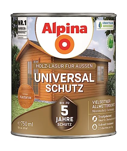 Alpina universalschutz Lasur kastanie 0,75L Alpina universalschutz Lasur kastanie 0,75L von Alpina