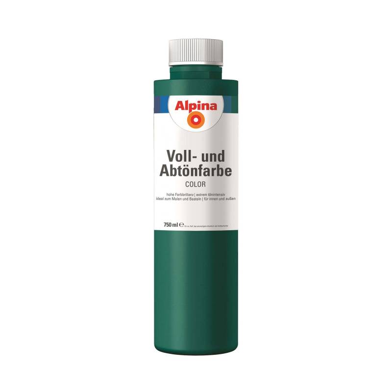 Alpina Voll- und Abtönfarbe 'Deep Green' dunkelgrün 750 ml von Alpina