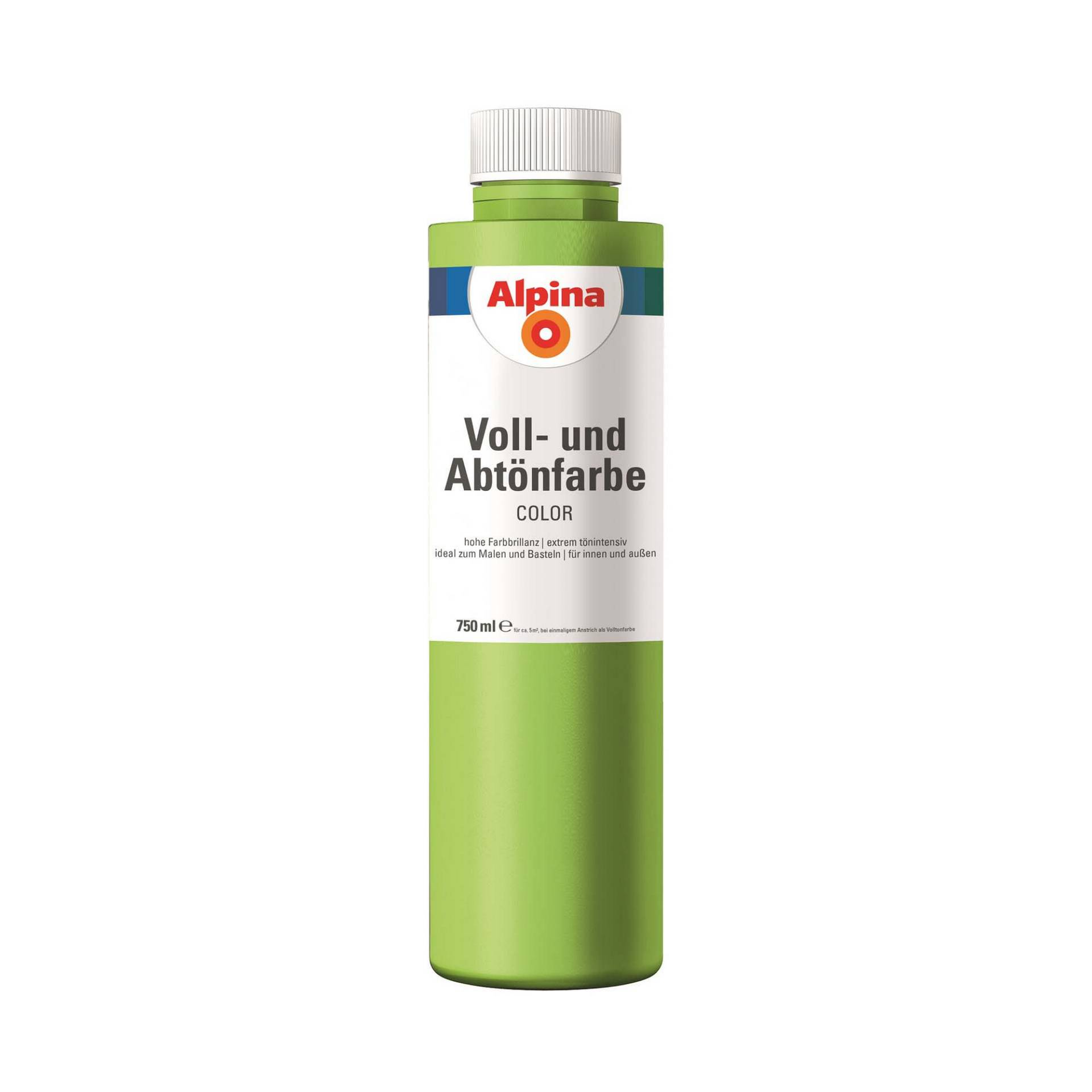Alpina Voll- und Abtönfarbe 'Power Green' hellgrün 750 ml von Alpina