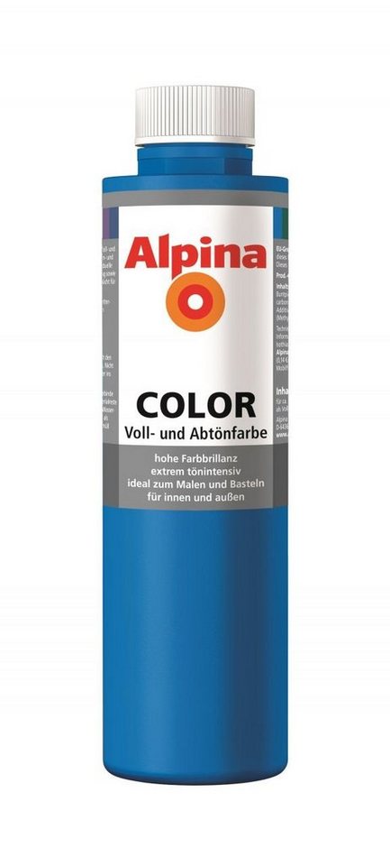 Alpina Vollton- und Abtönfarbe Alpina Royal Blue 750 ml royal blue seidenmatt von Alpina