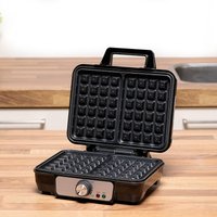 Alpina Waffeleisen, 1000 Watt, Scharz-Silber Alpina Waffeleisen, 1000 Watt, Scharz-Silber von Alpina