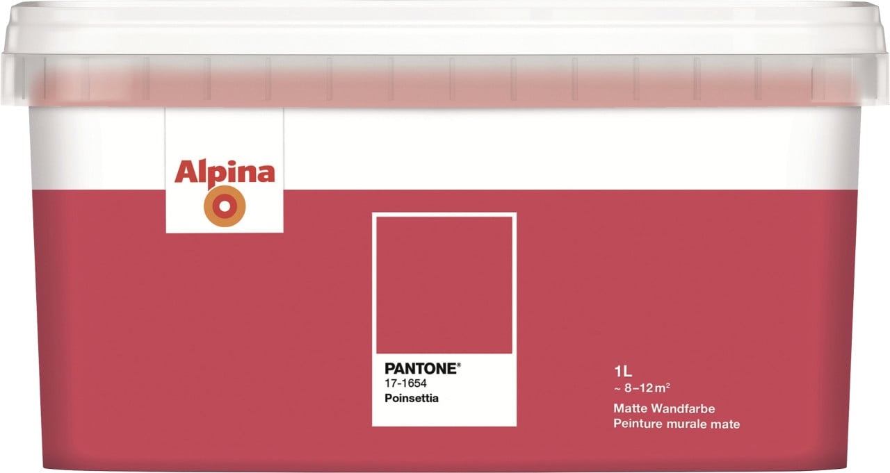 Alpina Wandfarbe Pantone matt poinsettia 1 L Alpina Wandfarbe Pantone matt poinsettia 1 L von Alpina