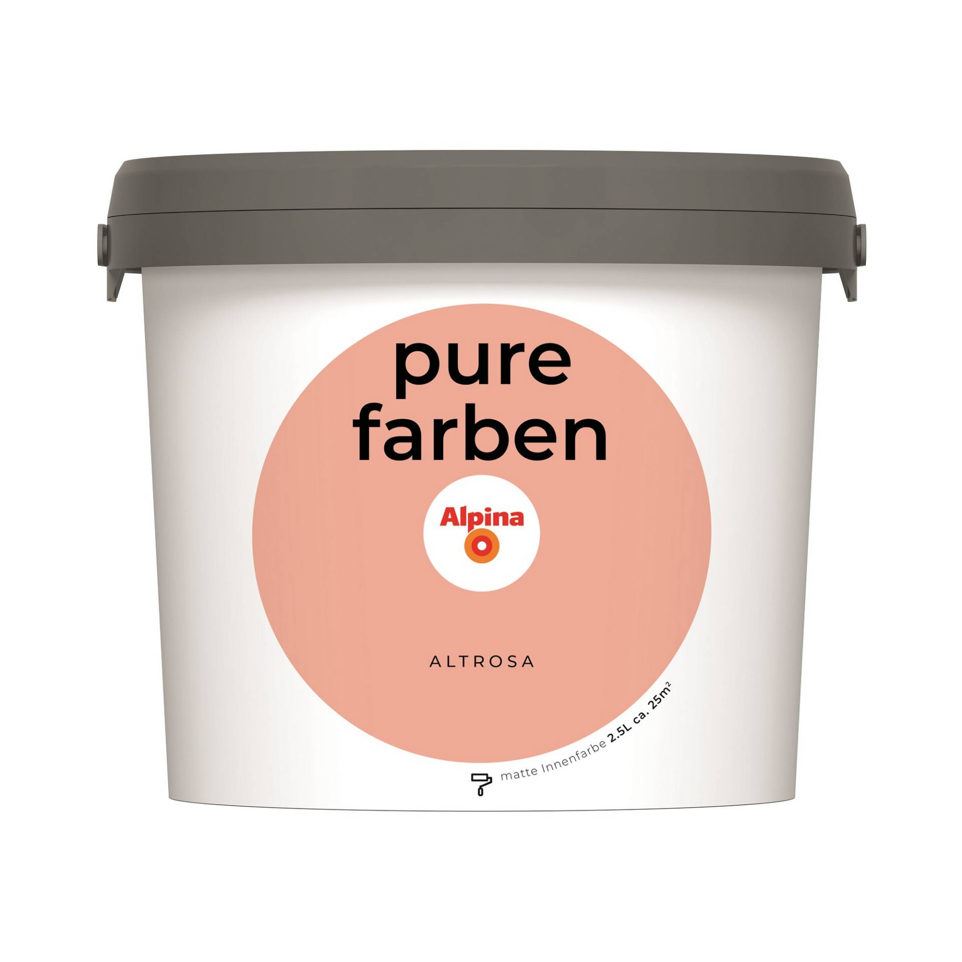 Alpina Wandfarbe 'Pure Farben' altrosa matt 2,5 l Alpina Wandfarbe 'Pure Farben' altrosa matt 2,5 l von Alpina