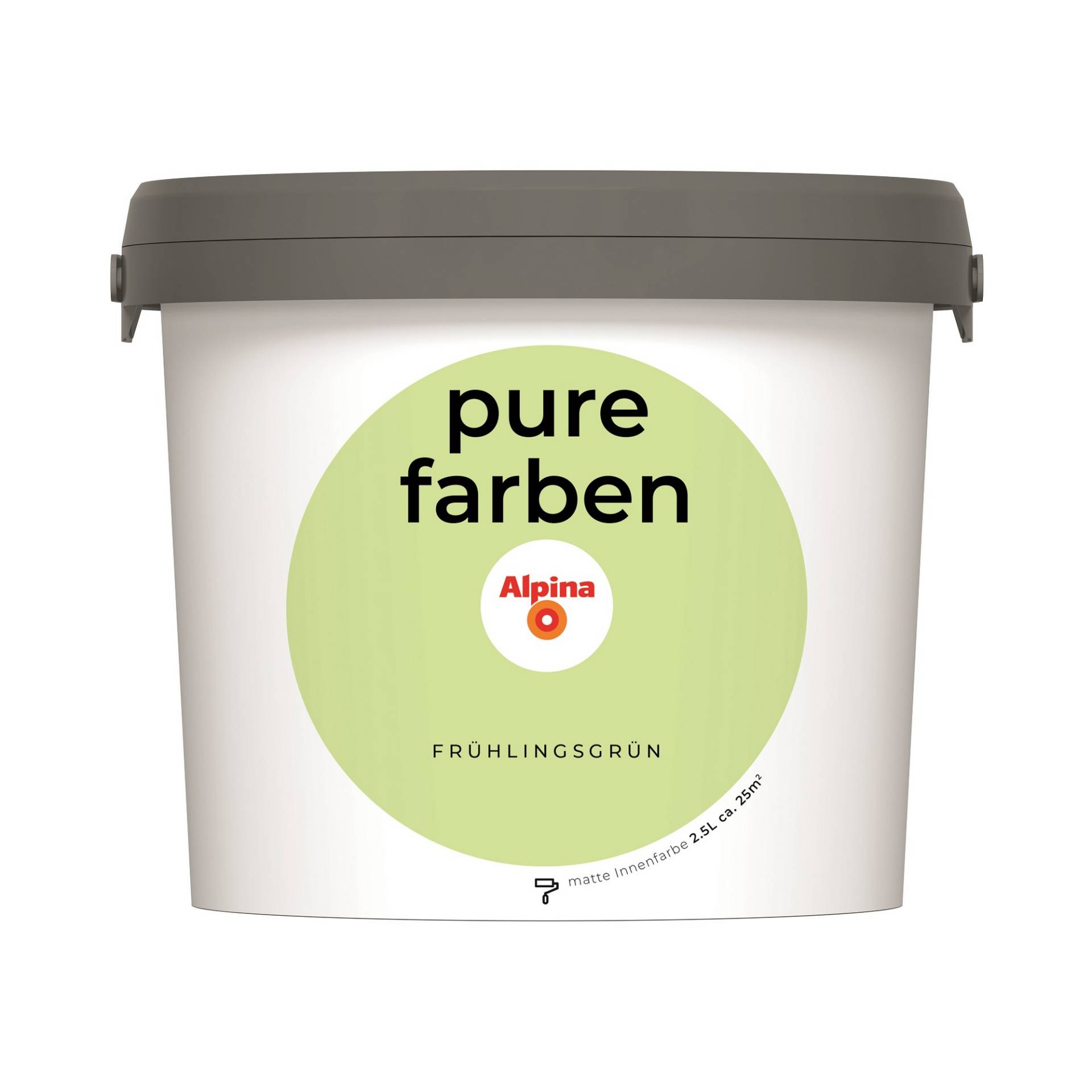 Alpina Wandfarbe 'pure farben' frühlingsgrün matt 2,5 l Alpina Wandfarbe 'pure farben' frühlingsgrün matt 2,5 l von Alpina