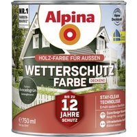 Wetterschutzfarbe deckend 0,75 l avocadogrün Holzschutzfarbe - Alpina Wetterschutzfarbe deckend 0,75 l avocadogrün Holzschutzfarbe - Alpina von Alpina