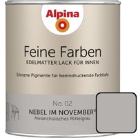 Feine Farben Lack No. 02 Nebel im November mittelgrau edelmatt 750 ml Buntlacke - Alpina Feine Farben Lack No. 02 Nebel im November mittelgrau edelmatt 750 ml Buntlacke - Alpina von Alpina