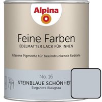 Feine Farben Lack No. 16 Steinblaue Schönheit blaugrau edelmatt 750 ml Buntlacke - Alpina Feine Farben Lack No. 16 Steinblaue Schönheit blaugrau edelmatt 750 ml Buntlacke - Alpina von Alpina