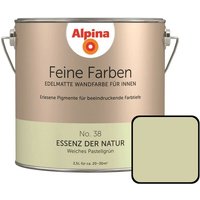 Feine Farben No. 38 Essenz der Natur 2,5 l weiches pastellgrün edelmatt Wandfarbe - Alpina von Alpina