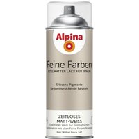 Feine Farben Sprühlack Matt-weiß edelmatt 400 ml Sprühlacke - Alpina von Alpina