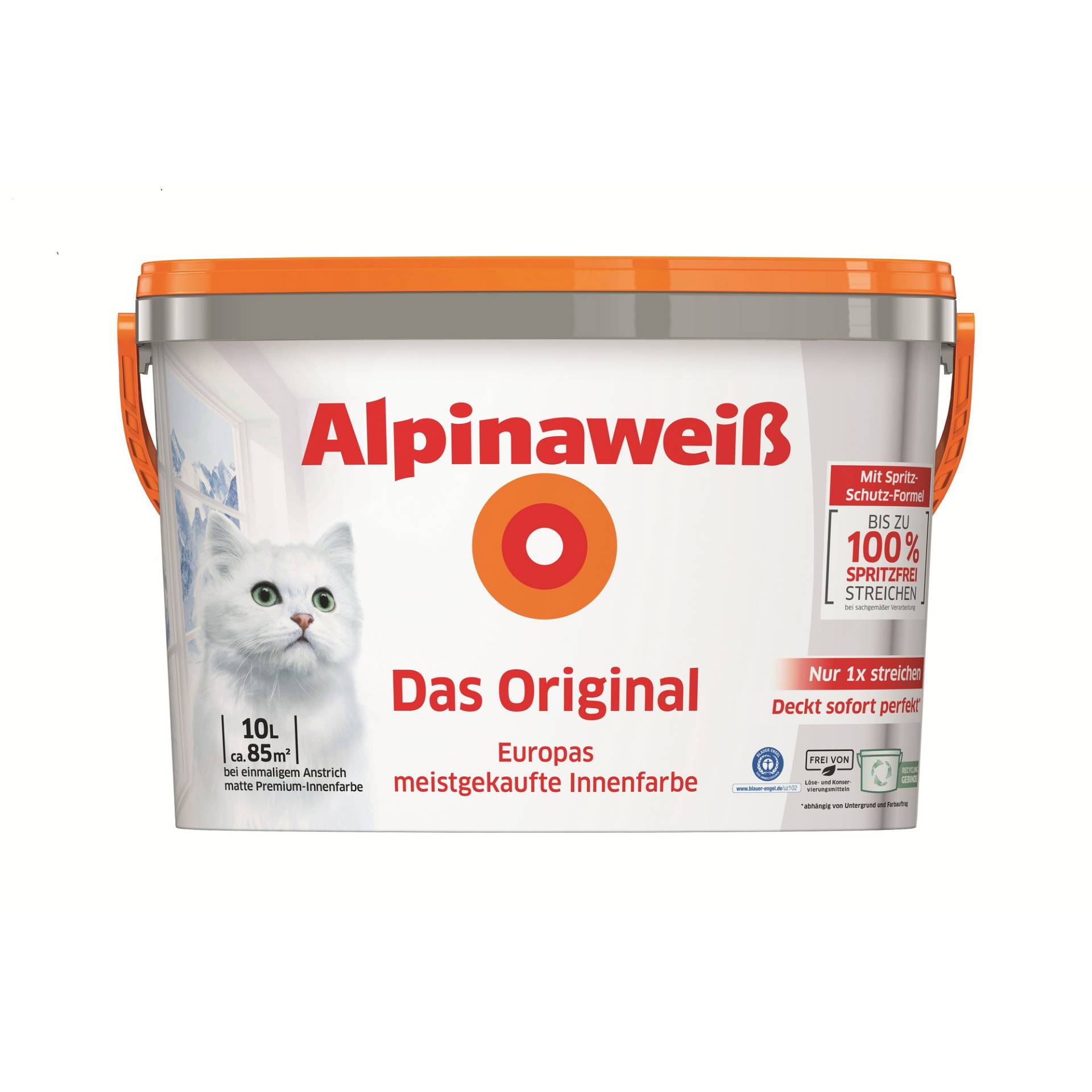 Innenfarbe Alpinaweiß 'Das Original' matt 10 l Cashback Innenfarbe Alpinaweiß 'Das Original' matt 10 l Cashback von Alpina