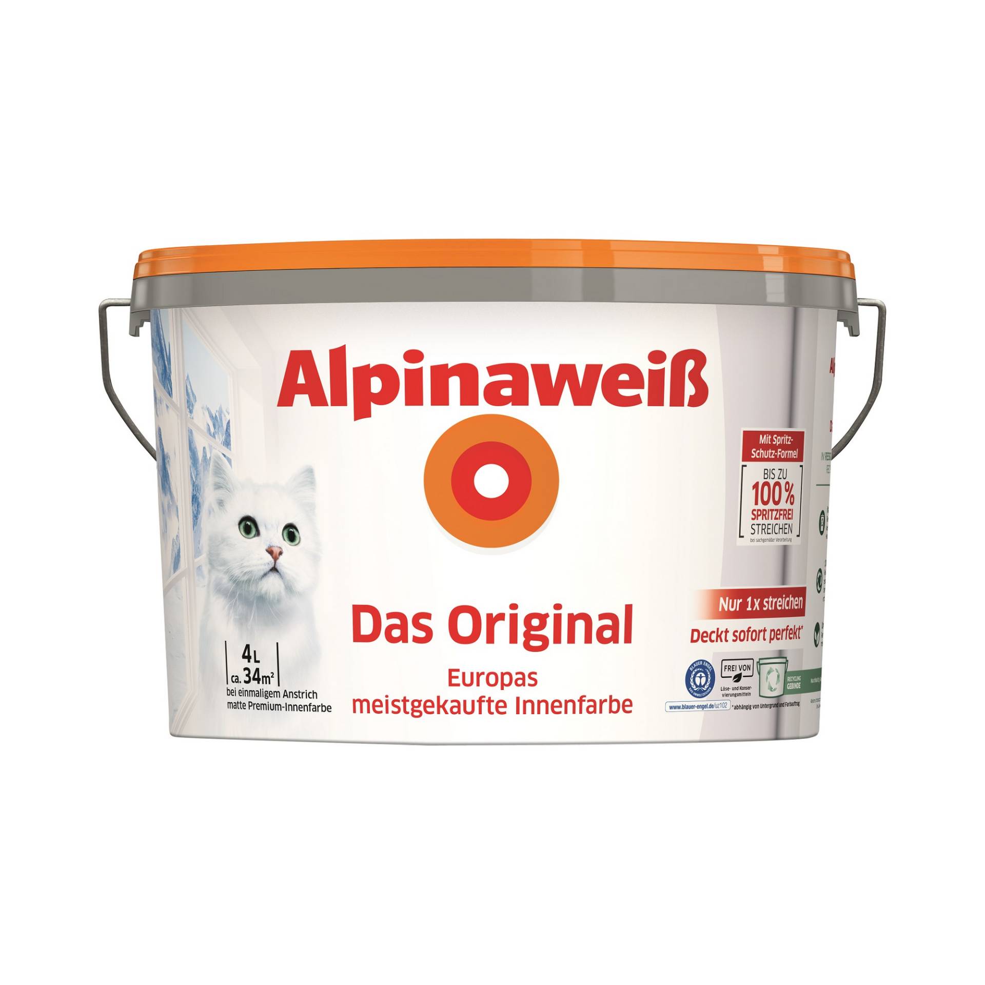 Innenfarbe 'Alpinaweiß' matt 4 l Innenfarbe 'Alpinaweiß' matt 4 l von Alpina