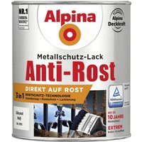 Metallschutz-Lack Anti-Rost 750 ml weiß glänzend Metallack Schutzlack - Alpina von Alpina