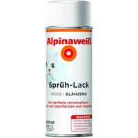 Weiß Sprühlack 400 ml glänzend - Alpina von Alpina