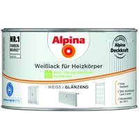Weißlack, für Heizkörper, glänzend, 300ml - Alpina von Alpina