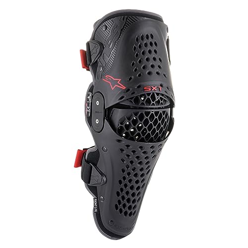 Alpinestars SX-1 V2 Knieprotektoren L/XL, Black von Alpinestars