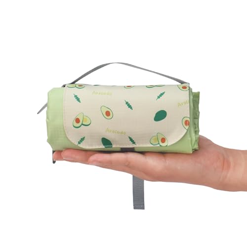 Alpteq® Picknickdecke 150 x 200 cm – Wasserdicht, Ultraleicht & Kompakt | Outdoor Decke in Grün für Picknick, Camping, Strand & Wandern | Modell BergWiese von Alpteq