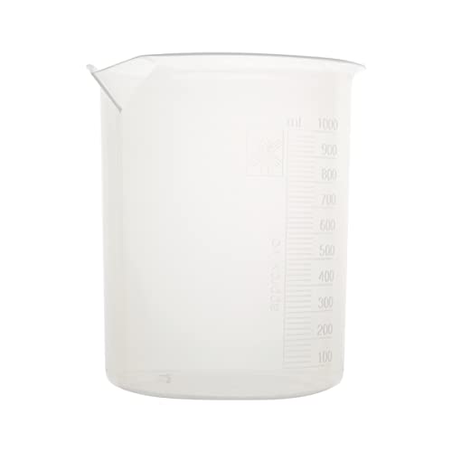 Becher aus Polypropylen. Messbecher aus Kunststoff. (2000 ml, 1) von Alquera