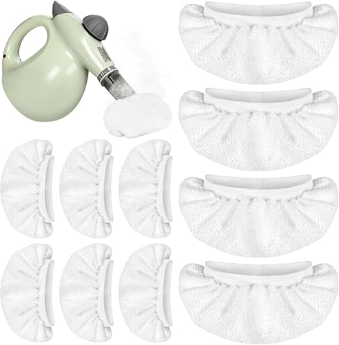 Alrens 10 Stück Universal Dampfreiniger Mikrofaser Ersatztücher Set Mikrofaser-Tuchset Waschbar Kompatibel mit SC2/SC3/SC4/SC5 Dampfreiniger Ersatztücher Zubehör von Alrens