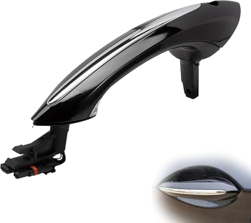 Alrens Auto Türgriffe Außentürgriffe mit BMW 51217231931 Schwarzer Außentürgriffe für 5er-Serie F07 F10 F11 2008–2016 6er-Serie F06 F12 F13 2009–2016 7er-Serie F01 F02 F03 F04 2007–2015 51217316381 von Alrens