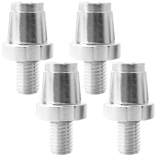 Alriedy 4 Stück Bremshebel Einstellschraube M7 Brake, Bremszug Einstellschraube für Fahrrad Bremsgriff, Aluminiumlegierung, Ideal für Bremshebel Anpassung (Aluminium natur) von Alriedy