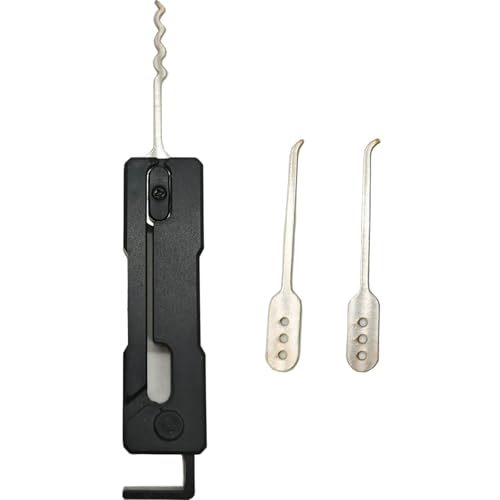Alriedy Lock Picking Set – Faltbares Dietrich Set mit Rake Pick & Hook | Kompaktes Schlossöffnungswerkzeug für Anfänger & Profis | Gravpick Design zum Üben & als Fidget Toy (3 Set) von Alriedy