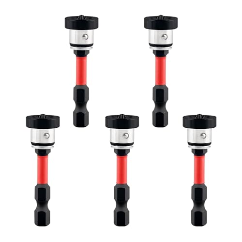 Alriedy Trockenbau Bit Set, 1/4" Sechskantschaft Magnetisch mit Tiefenanschlag, Rigips Bit für Versenken von Schnellbauschrauben, Trockenbauschrauber Aufsatz von Alriedy