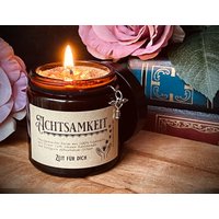 Handgemachte Sojakerze Achtsamkeit, Duftkerze Aus Reinem Sojawachs, Honigblüte & Toffee, Apothekerglas, 120 Ml, Soy Wax, Wellness Handgemachte Sojakerze Achtsamkeit, Duftkerze Aus Reinem Sojawachs, Honigblüte & Toffee, Apothekerglas, 120 Ml, Soy Wax, Wellness von Alrunalovelace