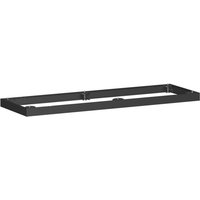 Geramöbel Metallsockel für Büroschränke Profi, BxT 50 x 1.200 mm, schwarz von Geramöbel