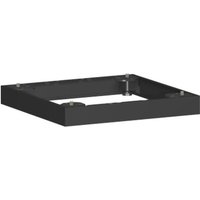 Geramöbel Metallsockel für Büroschränke Profi, BxT 50 x 400 mm, schwarz von Geramöbel