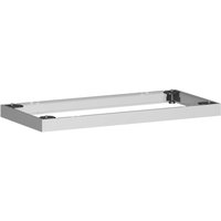 Geramöbel Metallsockel für Büroschränke Profi, BxT 50 x 800 mm, silber von Geramöbel
