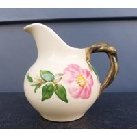 Vintage 60Er Jahre Franziskaner Wüste Rose Creamer, Geschirr Made in Usa, Von Hand Verziert Geprägt Steingut von AlsRedesign