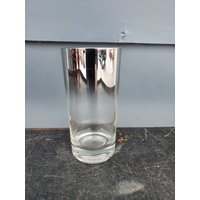 Vintage Silber Ombre Fade Cocktail Gläser, Barware Set Von 4 Highball Gläsern Vintage Silber Ombre Fade Cocktail Gläser, Barware Set Von 4 Highball Gläsern von AlsRedesign