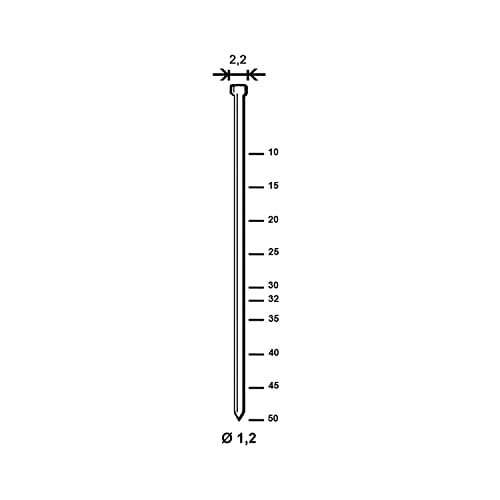 ALSAFIX Stauchkopfnagel J 40 mm aus Stahldraht verzinkt (10000 St) von Alsafix
