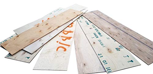 3-7mm Sperrholzplatten Multiplex Platten ca 37 x76cm Bastler Birke Sperrholz Regal Bauen Holz Stücke Holzreste Bastelholz teilweise mit Beschriftung, Menge wählen:10 Stück von Alsino