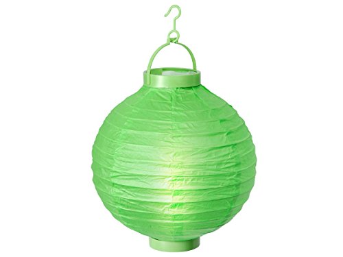 Alsino LED Papier Lampion Papierlaterne Laterne 20 cm Gartendeko Dekoration, Variante wählen:L-03 grün von Alsino