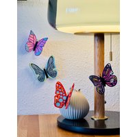 3D Schmetterlinge Zum Kleben - Wanddeko Set in Zarten Farben | Deko Für Wand, Möbel, Geschenkidee, Inneneinrichtung, Dekoidee von AlsterHandwerk