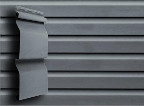 Kunststoffpaneele Anthrazit RAL7016 Fassadenpaneele Fassadenverkleidung Giebelverkleidung Hausverkleidung Wohnheimverkleidung Klinkerfassade (Materialprobe/Farbmuster T01 Modell Anthrazit) von Alta-Profil