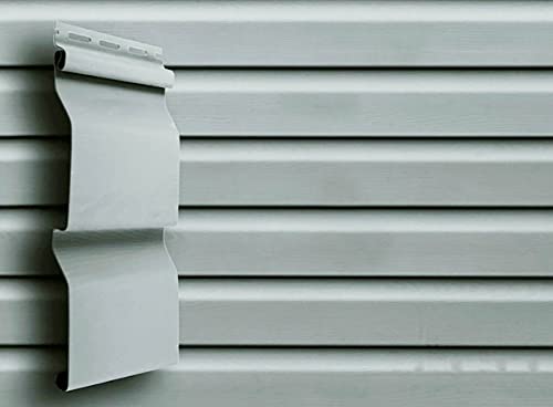 Kunststoffpaneele Hellgrau Fassadenpaneele Fassadenverkleidung Giebelverkleidung Hausverkleidung Wohnheimverkleidung Klinkerfassade (Materialprobe/Farbmuster T01 Modell Hellgrau) von Alta-Profil