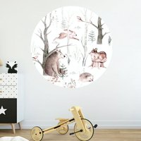 Wandaufkleber Waldtiere 50cm von AltaStickers