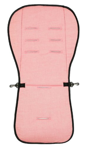 Altabebe (AL3005-06) Sitzauflage Buggy Einlage Kinderwagen Zubehör - Sitzunterlage - Atmungsaktiv - Baby Sitzauflagen und Unterlage 75x35 cm - Farbe: rosa von Altabebe