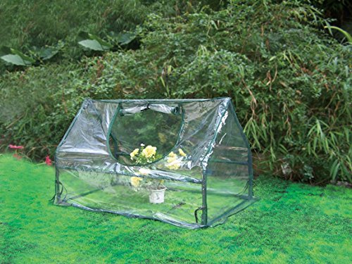 Altadex Mini-Gewächshaus-Erde, PVC, 100 x 60 x 60 cm von Biotop