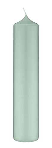 Altarkerzen (10% BW Anteil) (Bienenwachs Kerzen Seafoam Seemoos 200 x Ø 50 mm, 4 Stück, Kerzen mit Dornbohrung in RAL Kerzengüte Qualität von Altarkerzen (10% BW Anteil)