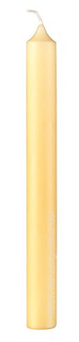 Altarkerzen (10% BW Anteil) Lange schlanke (Bienenwachs Kerzen) Champagner 300 x Ø 40 mm, 4 Stück, Kerzen mit Dornbohrung in RAL Kerzengüte Qualität von Altarkerzen (10% BW Anteil)