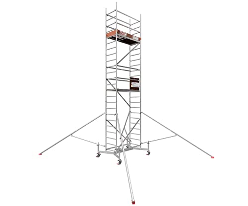 ALTEC Rollfix® 1.0 700 | 7m AH | Rollen (Ø150mm) | teleskopierbare Traverse | Dreieckausleger | Made in Germany | TÜV | belastbar 200kg/m² | Alu | Norm - DIN EN 1004-1 | Baugerüst | Fahrgerüst von Altec